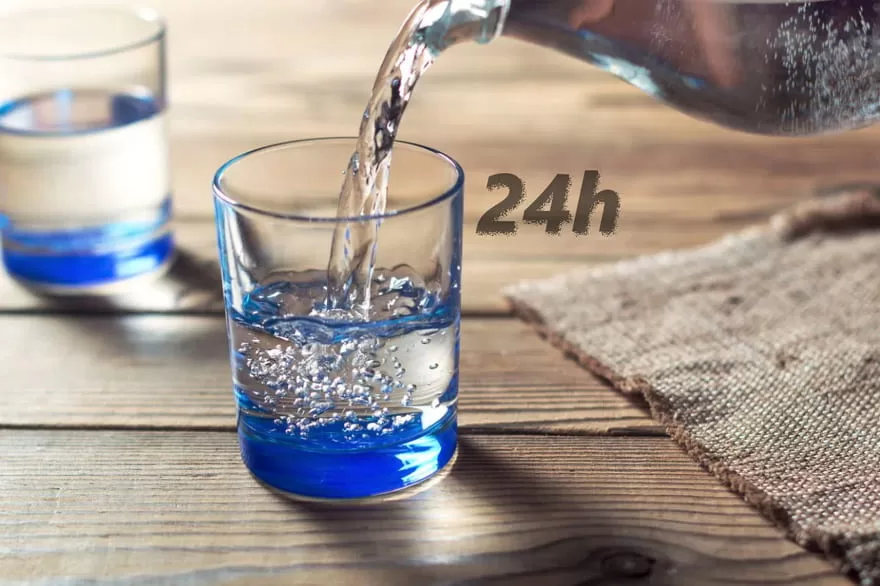 nước đun sôi chỉ có thể uống trong 24 giờ