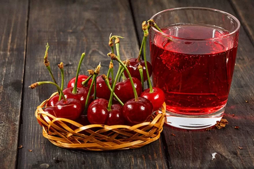 nước ép cherry đem lại vị ngon sảng khoái và phù hợp để bổ sung năng lượng